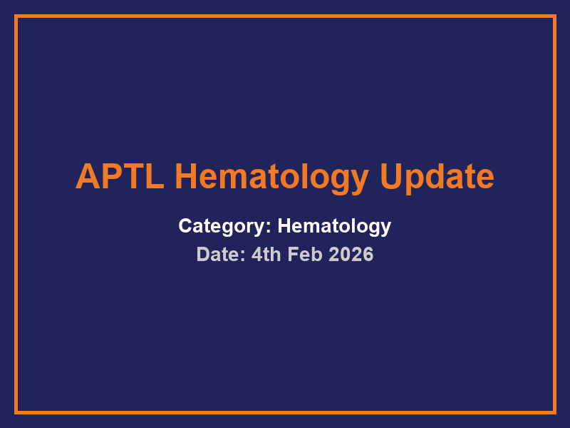 APTL Hematology Update